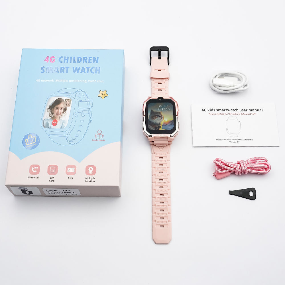 y98 Хүүхдийн ухаалаг цаг 4g сим, gps тэй y98 Хүүхдийн ухаалаг цаг 4g сим, gps тэй